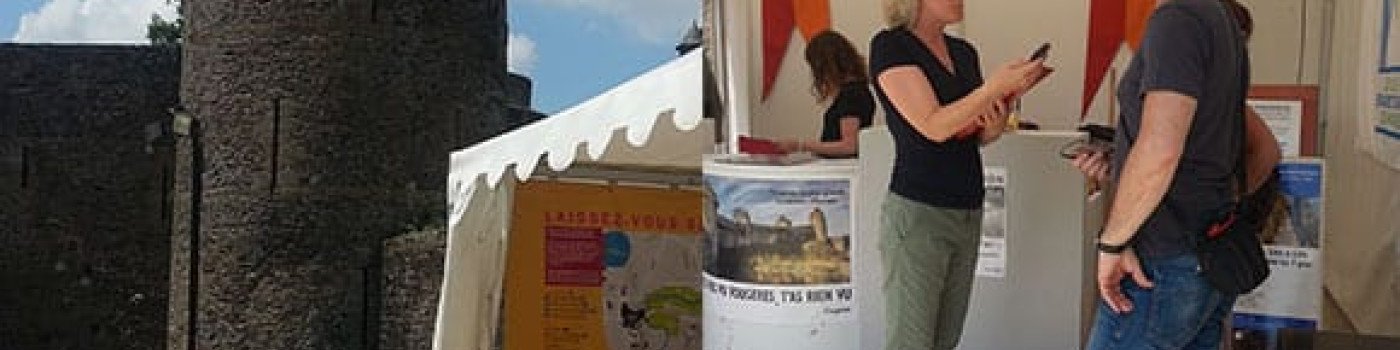 Château de Fougères accueillant Sylvie Jolly (Expertise Tourisme), Elsa Gatelier (Economiste) et Jean-Baptiste Suquet (Professeur en Organisation) de NEOMA