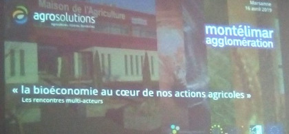 Image projeté lors de La Chaire de Bioéconomie Industrielle de NEOMA Business School en 2019