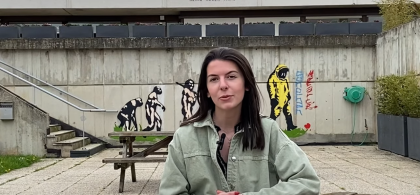 Portrait d'Anaëlle, étudiante en PréMaster au sein du Programme Grande Ecole de NEOMA est issue d’une admission TREMPLIN1