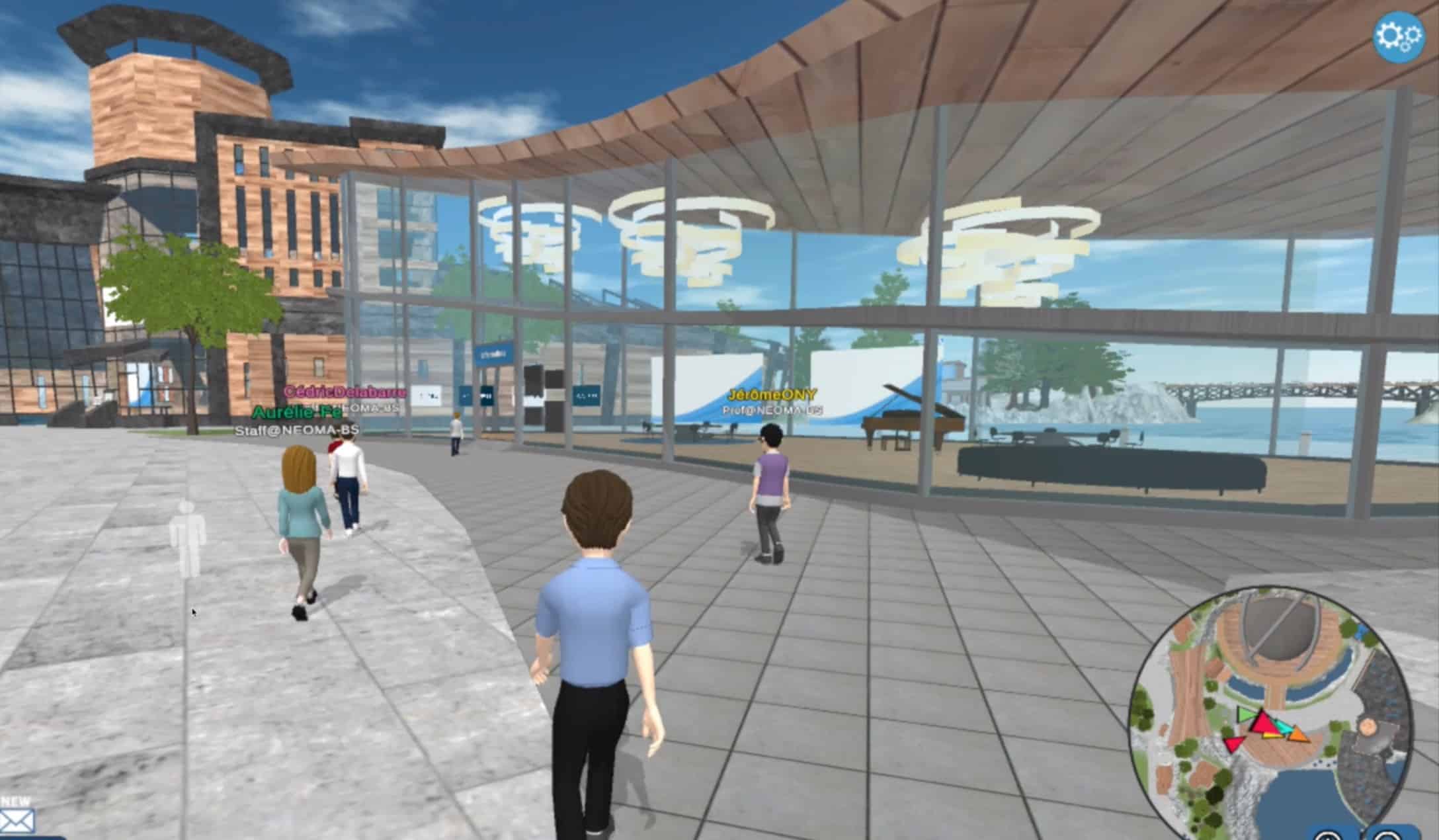 campus virtuel NEOMA entrée
